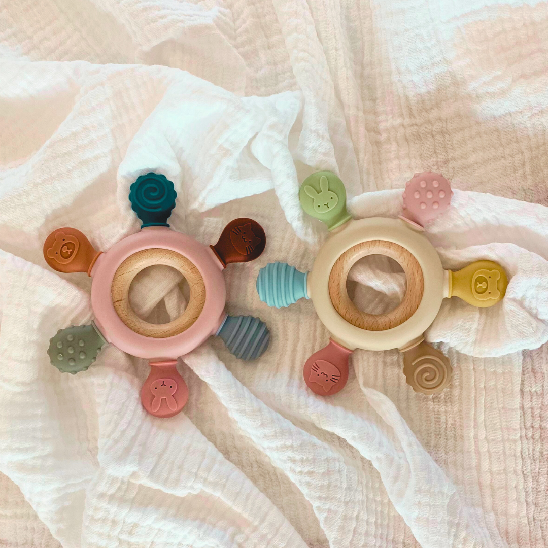 Rainbow Silicone Teether