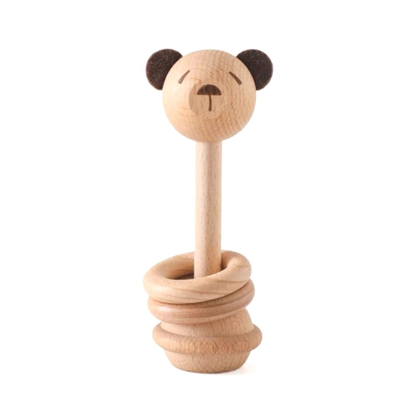 Wooden Bear Rattle