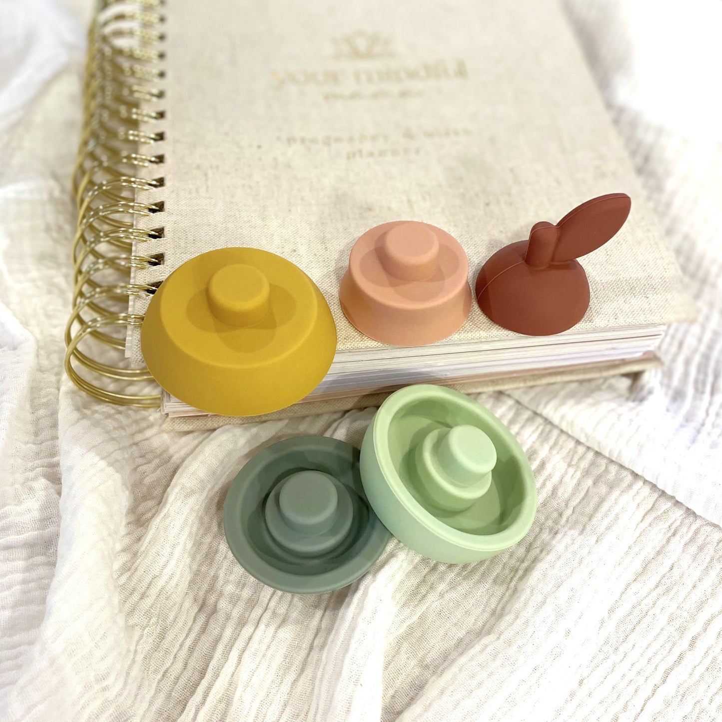 Silicone Pear Stacking Puzzle