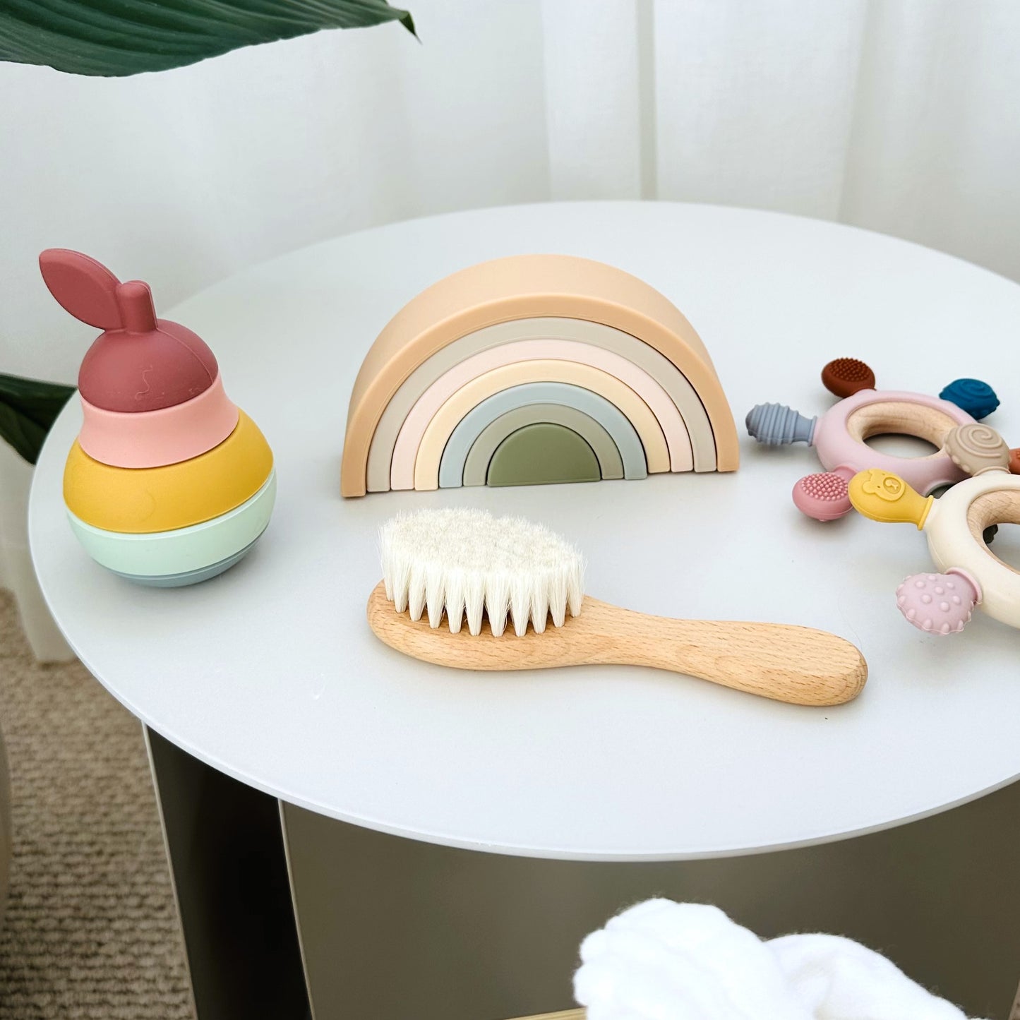 Wooden Baby Hair Brush
