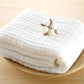 100% Cotton Waffle Baby Wrap - White