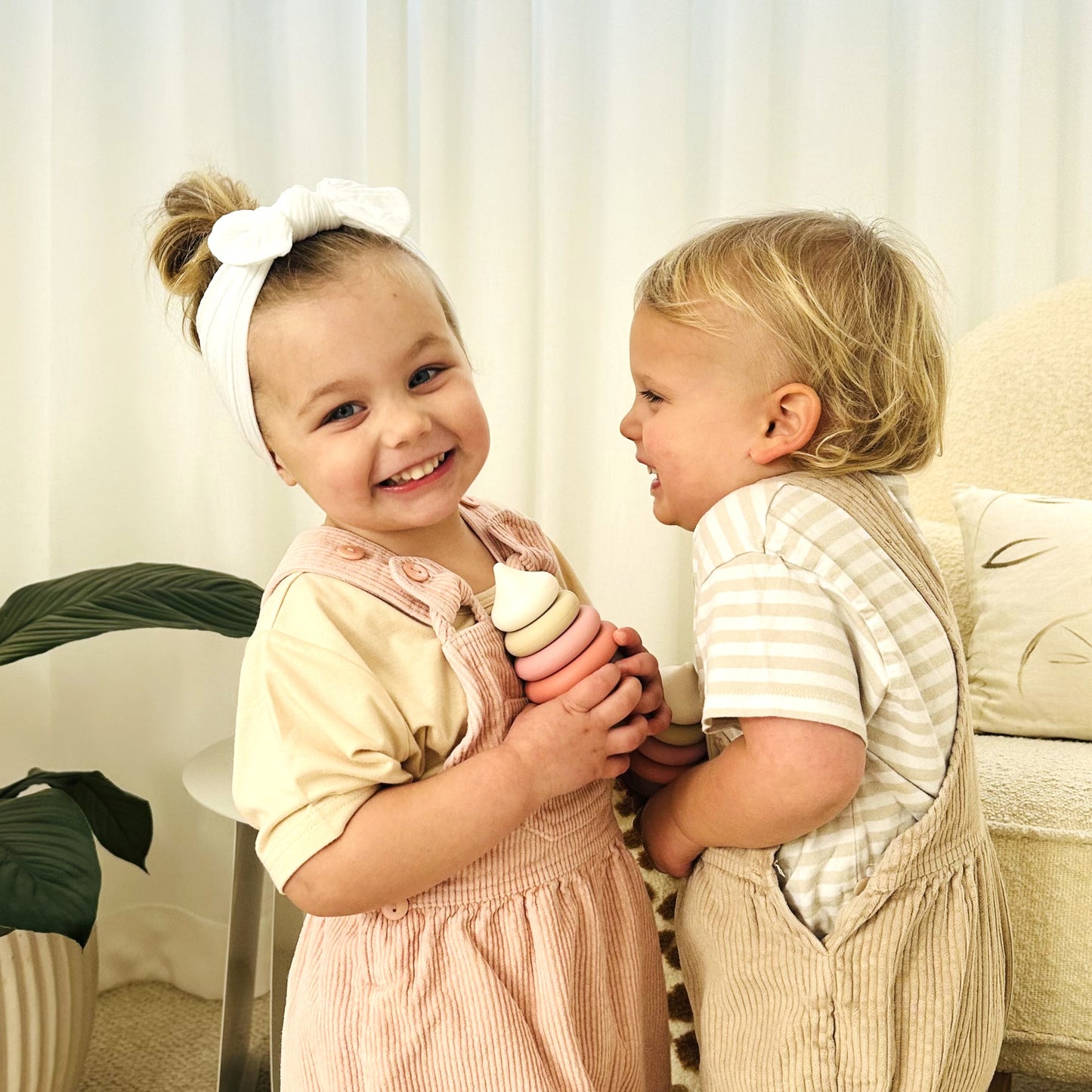 Silicone Ice Cream Stacking Toy