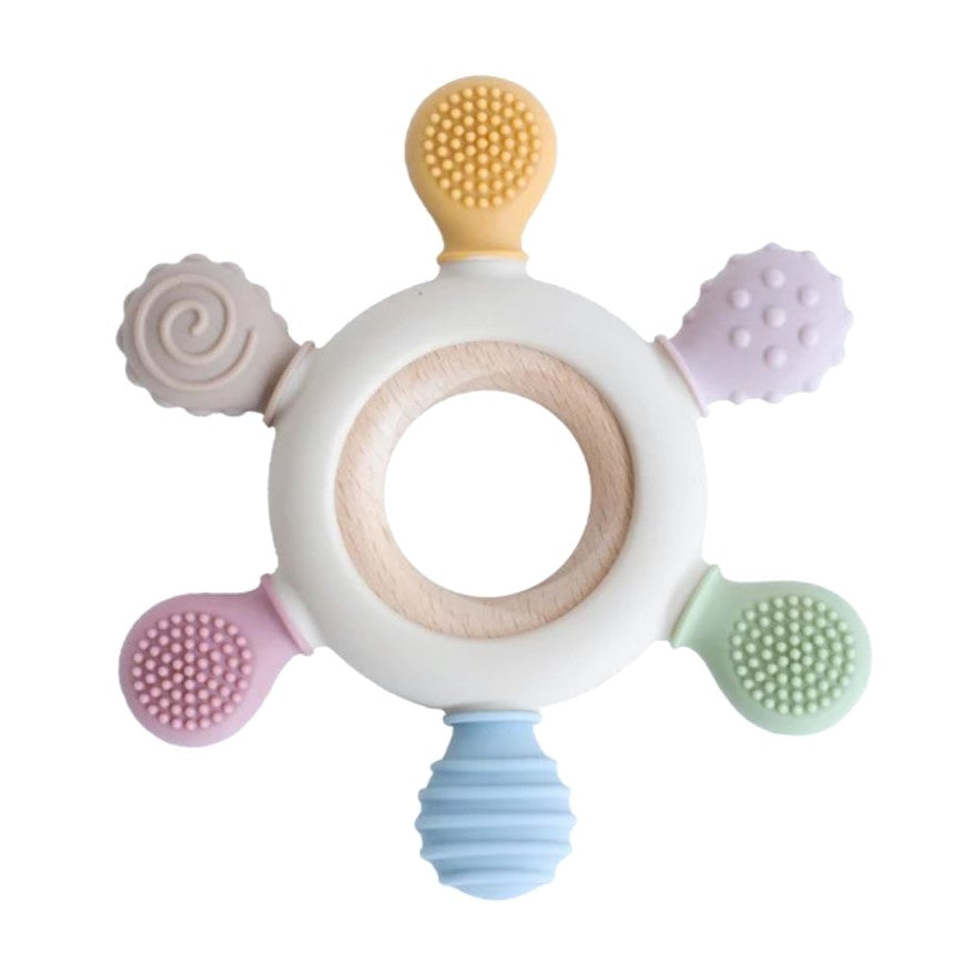 Rainbow Silicone Teether